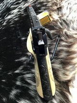 1948 High Standard H-D Military, Engraved W/Carved Ivory Grips, Gorgeous - 3 of 25