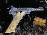 1948 High Standard H-D Military, Engraved W/Carved Ivory Grips, Gorgeous - 12 of 25