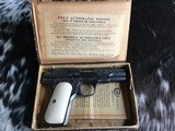 1917 Mfg. Colt 1903 Pocket Hammerless ,Engraved ,Ivory, Boxed, .32 acp - 8 of 25