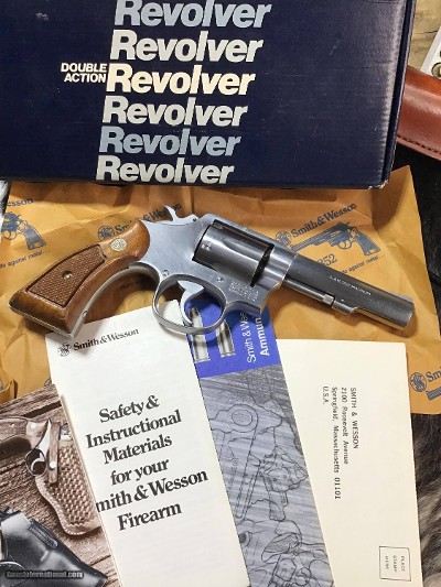Smith & Wesson 65-3 Four inch, Square Butt, Heavy Barrel, Boxed, & Gorgeous .357 Magnum Carry Gun