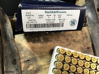 Smith & Wesson 65-3 Four inch, Square Butt, Heavy Barrel, Boxed, & Gorgeous .357 Magnum Carry Gun - Image 5 of 23