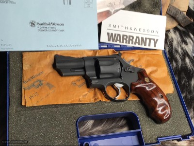 Smith & Wesson 24-3, Three Inch, Lew Horton Combat Grips, Boxed, .44 Special, Black