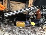 Rare 1980 mfg. Colt MK III Trooper, Nickel, 8 Inch, 22 LR, Unfired, Boxed, Beautiful Brilliant Nickel! - 14 of 24