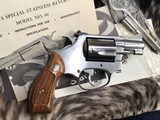 Rare Smith & Wesson model 60 Ashland Special 2” Barrel W/ Adjustable Sights, One of 660 Ever Produced, Boxed, .38 Spl. - 13 of 24