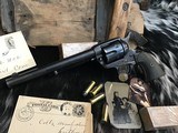 1907 Colt SAA, 7.5 inch, .45 Colt, Original Finish, Matching Number gun. - 4 of 11
