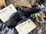 1907 Colt SAA, 7.5 inch, .45 Colt, Original Finish, Matching Number gun. - 6 of 11