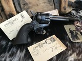 1907 Colt SAA, 7.5 inch, .45 Colt, Original Finish, Matching Number gun. - 3 of 11