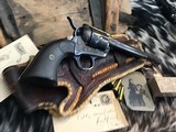 1907 Colt SAA, 7.5 inch, .45 Colt, Original Finish, Matching Number gun. - 9 of 11