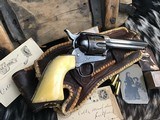 1874 Mfg. Colt SAA Artillary , 5.5 inch Barrel, .45 Colt, Ivory Grips - 3 of 21