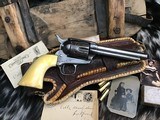 1874 Mfg. Colt SAA Artillary , 5.5 inch Barrel, .45 Colt, Ivory Grips - 6 of 21