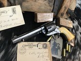 1874 Mfg. Colt SAA Artillary , 5.5 inch Barrel, .45 Colt, Ivory Grips - 12 of 21
