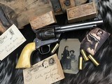 1874 Mfg. Colt SAA Artillary , 5.5 inch Barrel, .45 Colt, Ivory Grips - 17 of 21