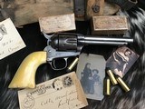 1874 Mfg. Colt SAA Artillary , 5.5 inch Barrel, .45 Colt, Ivory Grips - 11 of 21