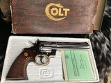 1979 Mfg. Colt Pyhon Nickel 6 Inch, Boxed, Gorgeous. Trades Welcome. - 9 of 25