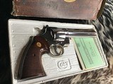 1979 Mfg. Colt Pyhon Nickel 6 Inch, Boxed, Gorgeous. Trades Welcome. - 7 of 25