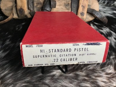 1963 High Standard Supermatic Citation model 104,22 LR, Boxed W/Barrel Wts., Ported Stabilizer & Owners Papers - Image 4 of 25