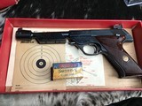 1963 High Standard Supermatic Citation model 104,
22 LR, Boxed W/Barrel Wts., Ported Stabilizer & Owners Papers - 24 of 25
