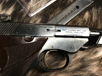 1963 High Standard Supermatic Citation model 104,22 LR, Boxed W/Barrel Wts., Ported Stabilizer & Owners Papers - Image 23 of 25