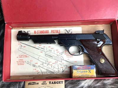 1963 High Standard Supermatic Citation model 104,22 LR, Boxed W/Barrel Wts., Ported Stabilizer & Owners Papers - Image 12 of 25