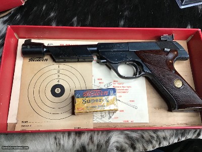 1963 High Standard Supermatic Citation model 104,22 LR, Boxed W/Barrel Wts., Ported Stabilizer & Owners Papers - Image 24 of 25
