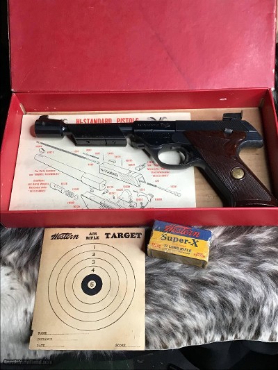 1963 High Standard Supermatic Citation model 104,22 LR, Boxed W/Barrel Wts., Ported Stabilizer & Owners Papers - Image 6 of 25