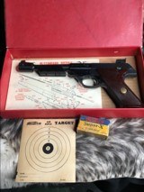 1963 High Standard Supermatic Citation model 104,
22 LR, Boxed W/Barrel Wts., Ported Stabilizer & Owners Papers - 6 of 25