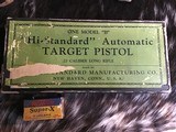 1935 High Standard Model B, Boxed with Papers & Targets, 97% ,. 22 LR - 9 of 25