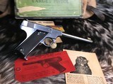 1935 High Standard Model B, Boxed with Papers & Targets, 97% ,. 22 LR - 18 of 25