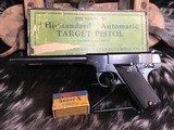 1935 High Standard Model B, Boxed with Papers & Targets, 97% ,. 22 LR - 10 of 25