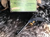 1935 High Standard Model B, Boxed with Papers & Targets, 97% ,. 22 LR - 12 of 25