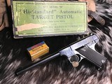 1935 High Standard Model B, Boxed with Papers & Targets, 97% ,. 22 LR - 15 of 25