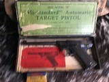 1935 High Standard Model B, Boxed with Papers & Targets, 97% ,. 22 LR - 4 of 25
