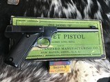 1935 High Standard Model B, Boxed with Papers & Targets, 97% ,. 22 LR - 7 of 25