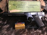 1935 High Standard Model B, Boxed with Papers & Targets, 97% ,. 22 LR - 11 of 25