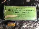 1935 High Standard Model B, Boxed with Papers & Targets, 97% ,. 22 LR - 3 of 25