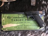 1935 High Standard Model B, Boxed with Papers & Targets, 97% ,. 22 LR - 6 of 25