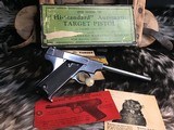 1935 High Standard Model B, Boxed with Papers & Targets, 97% ,. 22 LR - 16 of 25