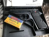 1974 Walther PPK/S, 22 LR, West German Mfg. Boxed, Excellent Condition