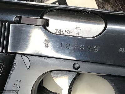 1974 Walther PPK/S, 22 LR, West German Mfg. Boxed, Excellent Condition - Image 19 of 19