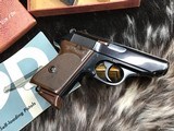 1967 Walther PPK-L Dural, .22 LR Lightweight Pistol, Boxed, Excellent Grail Gun - 8 of 24