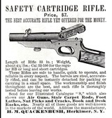 H.M. Quackenbush Safety Rifle, .22 SLLR, Boxed, Complete Original, Rare - 25 of 25