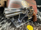 1976 Colt Python, 6 inch, Nickel, Unfired & Boxed, Gorgeous, Trades Welcome - 24 of 25