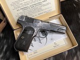1921 Mfg. Colt model 1908, .380 acp, Engraved, Boxed, Excellent. Trades Welcome - 10 of 25