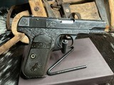 1921 Mfg. Colt model 1908, .380 acp, Engraved, Boxed, Excellent. Trades Welcome - 11 of 25