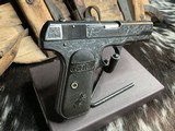 1921 Mfg. Colt model 1908, .380 acp, Engraved, Boxed, Excellent. Trades Welcome - 12 of 25