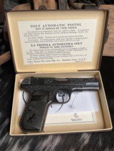1921 Mfg. Colt model 1908, .380 acp, Engraved, Boxed, Excellent. Trades Welcome - 1 of 25