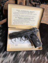 1921 Mfg. Colt model 1908, .380 acp, Engraved, Boxed, Excellent. Trades Welcome - 9 of 25