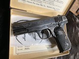 1921 Mfg. Colt model 1908, .380 acp, Engraved, Boxed, Excellent. Trades Welcome - 2 of 25