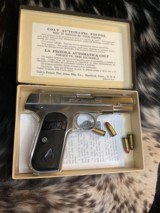 1921 Mfg. Colt model 1903, .32 acp, Factory Nickel, Boxed, Stunning, Trades Welcome - 10 of 25