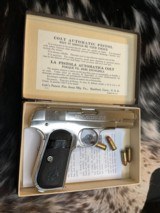 1921 Mfg. Colt model 1903, .32 acp, Factory Nickel, Boxed, Stunning, Trades Welcome - 13 of 25